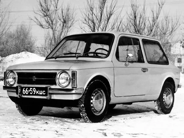 Чебурашка Э1101, опытный переднеприводный образец ВАЗа, 1972